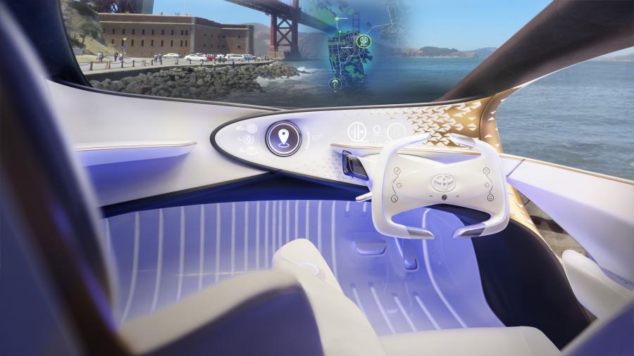 Интерьер Toyota Concept-i 2017 года  (фото 17 из 45)